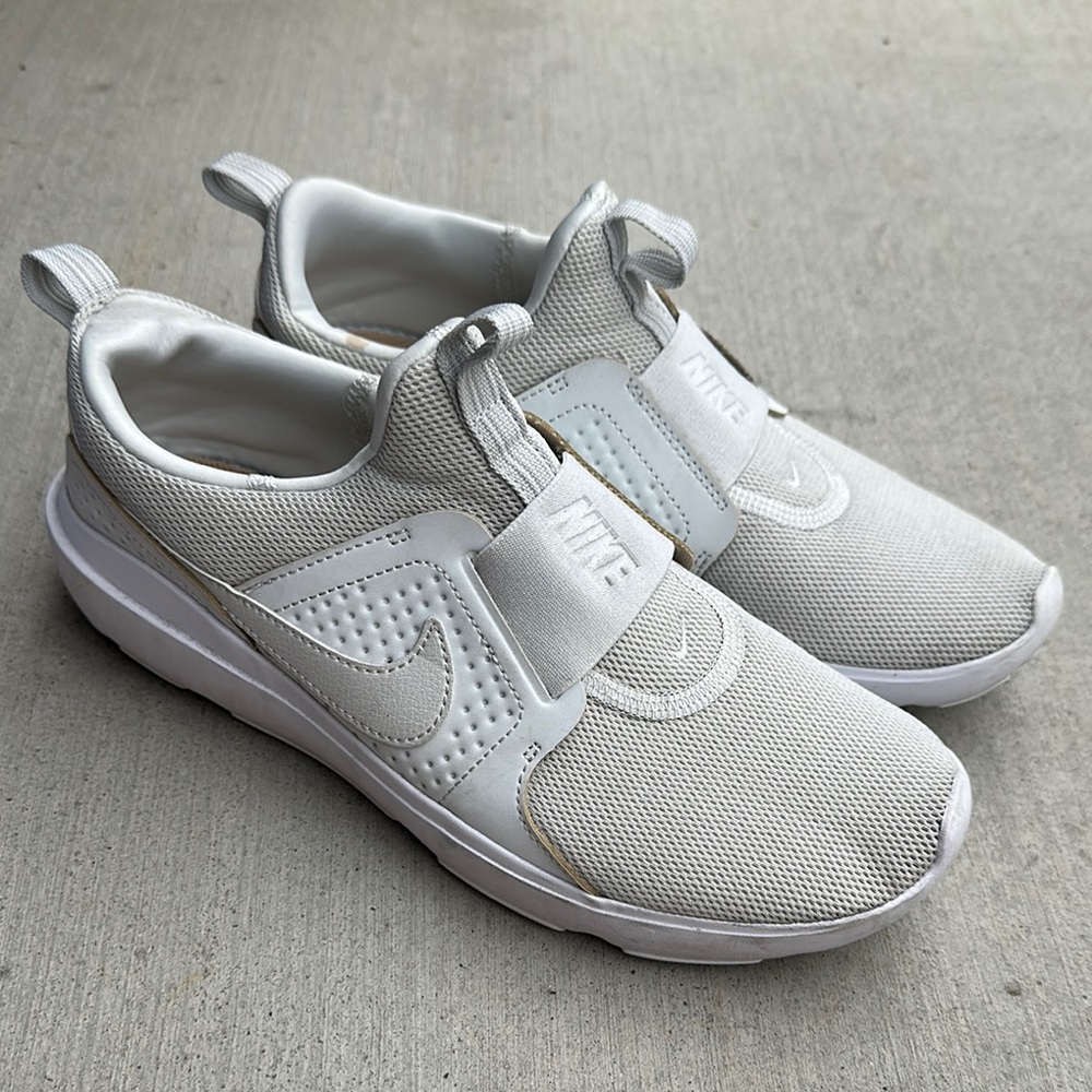 Nike Light Gray Slip-On Sneakers